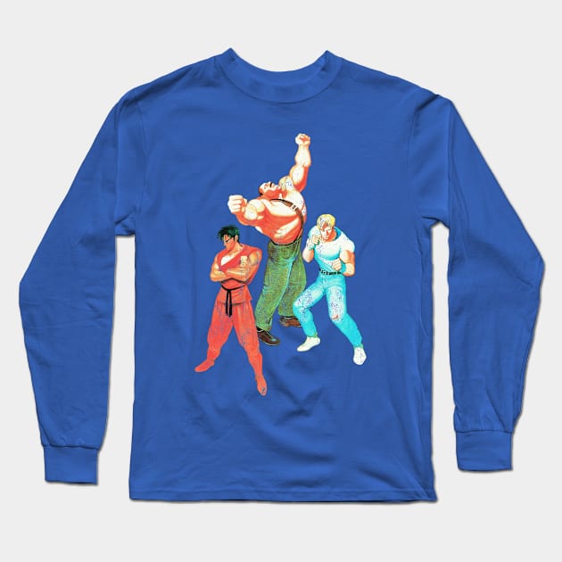 Street Level Trio Long Sleeve T-Shirt by winsarcade